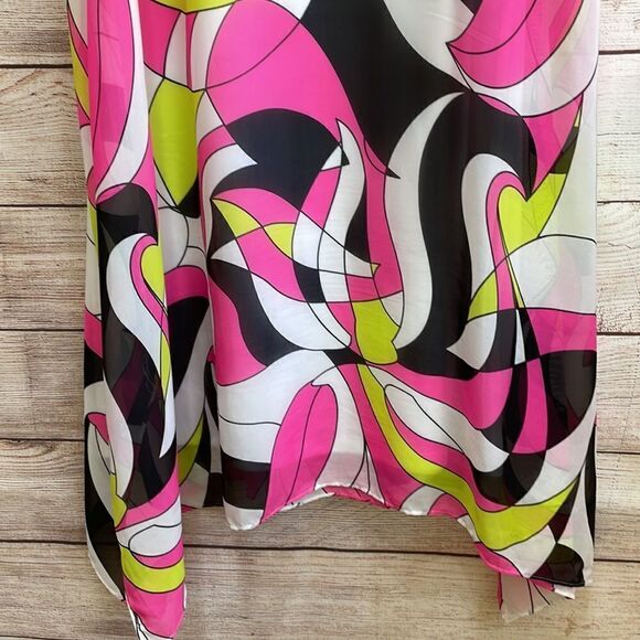 MUSE DRESS IN ABSTRACT PRINT‎ - Picture 6 of 8